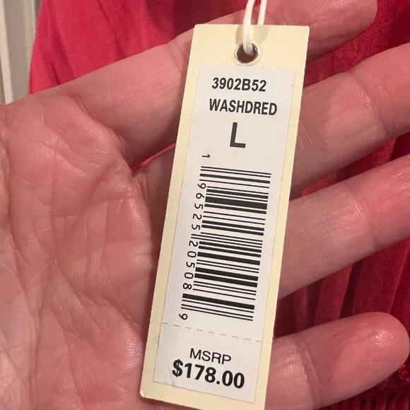 Max Studio Red Lace Trim Sleeveless Maxi Dress, Size Large - Picture 15 of 16